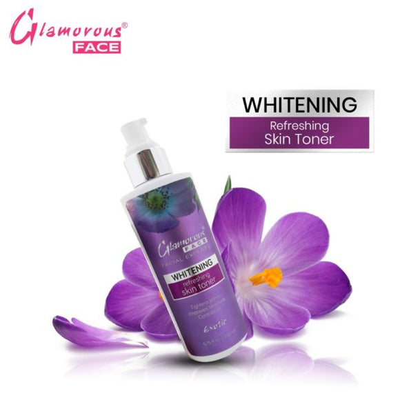 Glamorous Face Whitening Refreshing Skin Toner (Pump 200ML) (4643079323733)