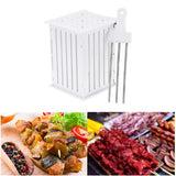 Barbq 36 Holes Meat Skewer Kabab Maker Box Machine