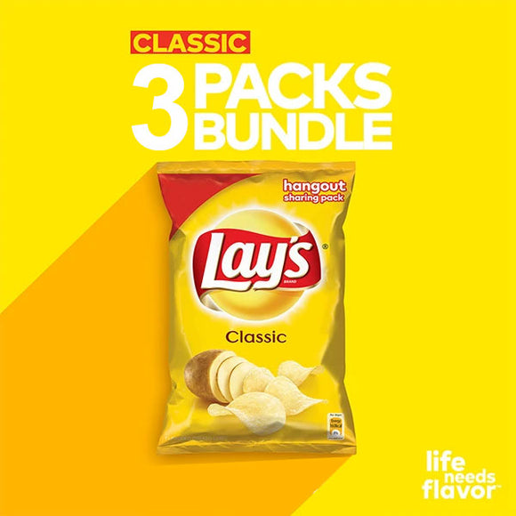Pack Of 3 Lay's Classic 65 gm (4632353669205)