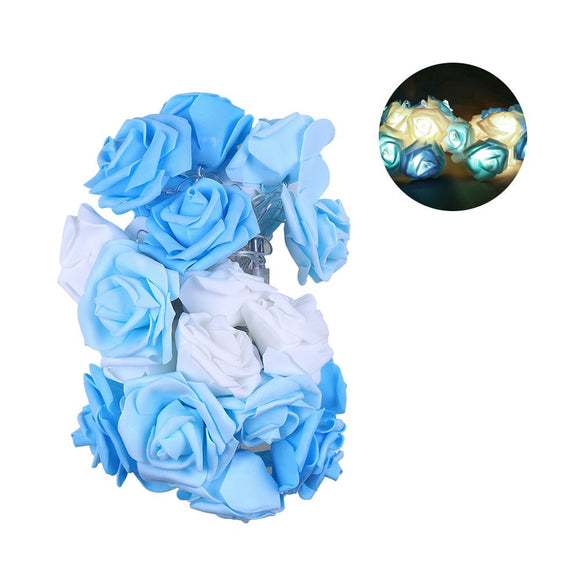 Roses Flower Garland Leds Holiday String Light Valentine Birthday Wedding Party Decoration Economic Light Fairy Lamp String (4838748291157)