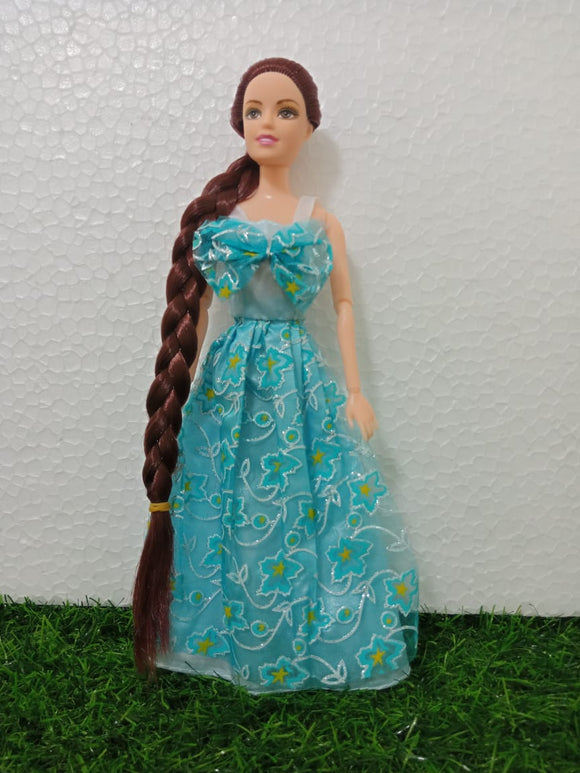 Ghosia Store Long Hair beautiful 12 Inch Charm Bendable Doll with Elbow and Hands Bending (4843202773077)