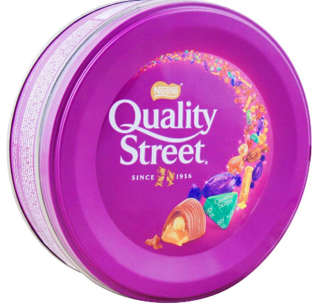 Quality Street Chocolates Tin, 240g (4805278826581)