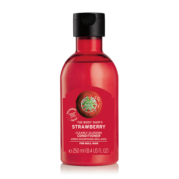 The Body Shop Strawberry Clearly Glossing Conditioner, For Dull Hair, 250ml (4708014096469)