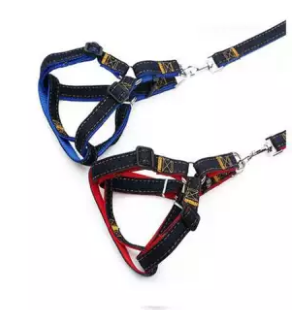 Jeans Harness & Leash For Your Dog (4631357259861)