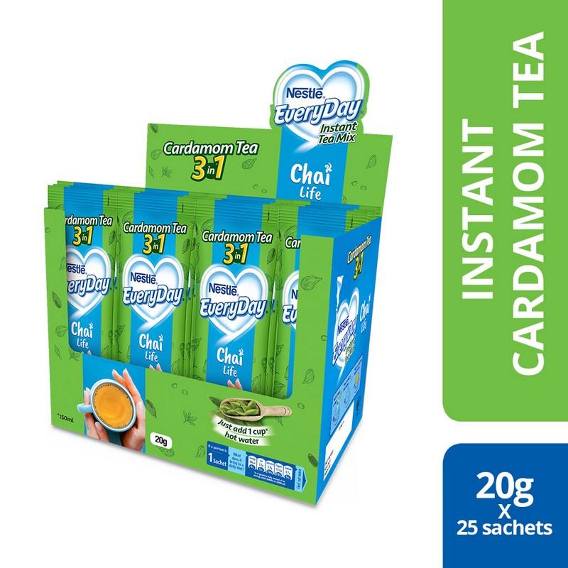 NESTLE EVERYDAY TEA IN SACHETS CARDAMOM TEA 25PCS
