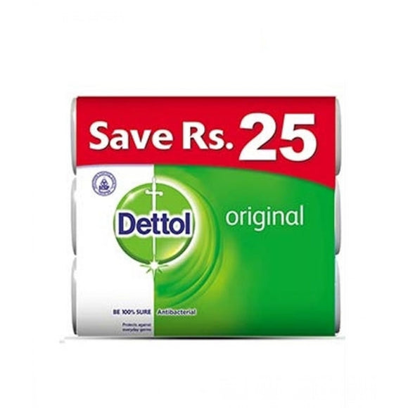 DETTOL SOAP ORIGNAL Anti-bacterial 85G x3 (4835909075029)