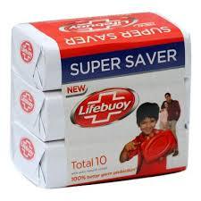 Lifebuoy - Lifebuoy Total 10 Soap - 146gm  pack of 3 (4611975839829)