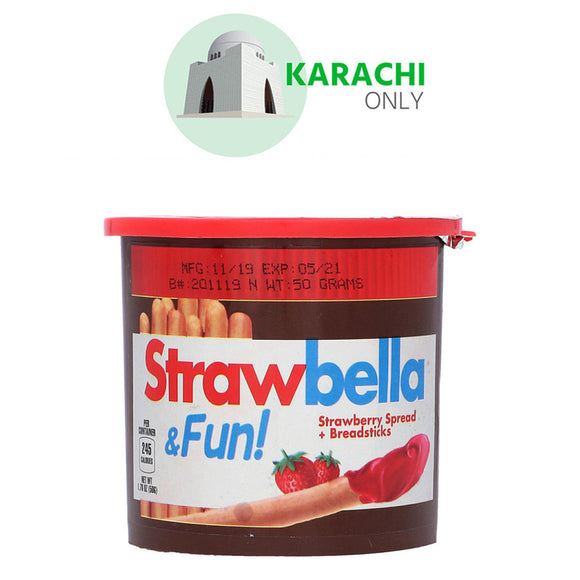 Strawbella Strawberry Spread + Bread Sticks 50g (4733599809621)