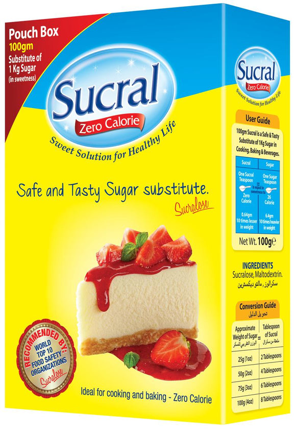 Sucral - Sucral Sweetner Box - 100gm (4717490798677)