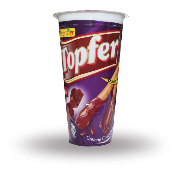 Frontier Topfer Chocolate Crunchy Sticks 40gm (4642829795413)