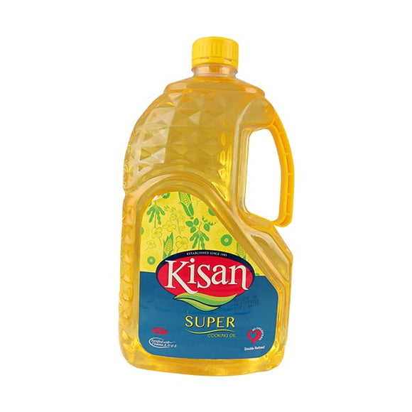 Kisan Sun Flower Cooking Oil Tail Bottle 3 Ltr (4631185588309)