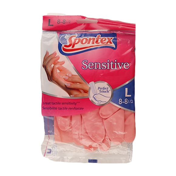 Spontex Sensitive Perfect Gloves Large 1 Piece (4681636315221)