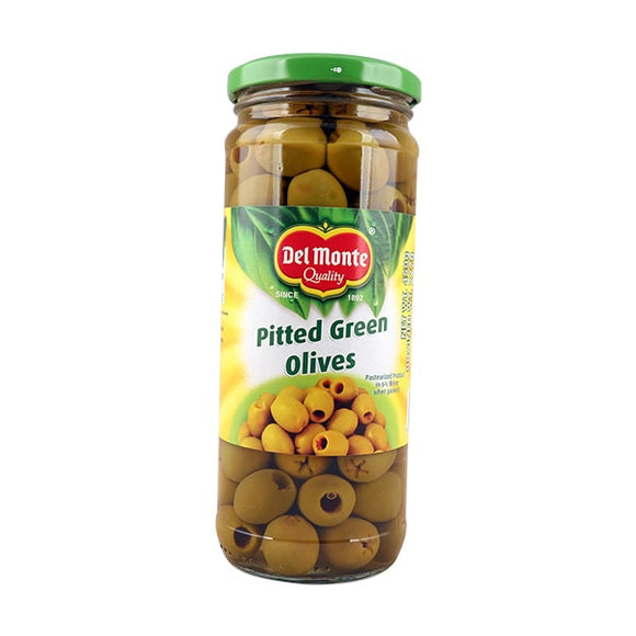 Del Monte Green Pitted Olives 450gm (4632355668053)