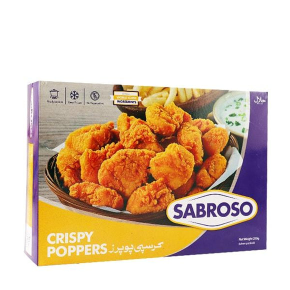 Sabroso Crispy Poppers Standard Pack 250grm (4611853254741)