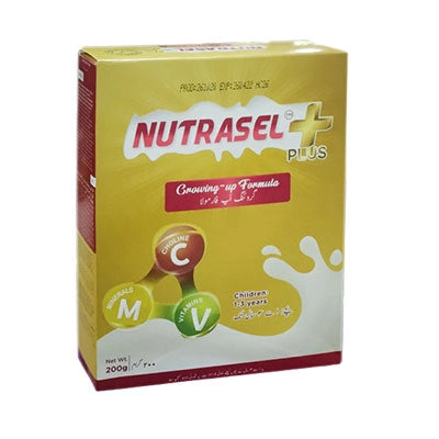 Nutrasel Milk Powder Growing up Formula Plus 200gm