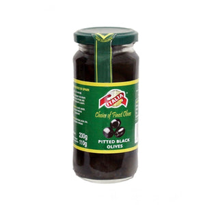Italia Pitted Black Olives 230 G (4625690722389)