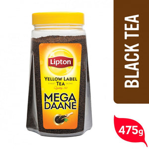 Lipton Yellow Label Tea Mega Daane Jar  Chai Patti 475gm (4612935254101)