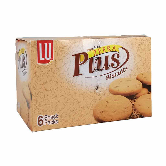 Pack of 6 LU Zeera Plus Biscuits Half Rolls (4694345023573)