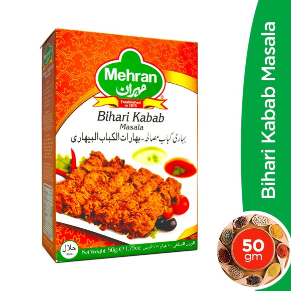 Mehran Bihari Kabab Masala 50gm (4613052596309)