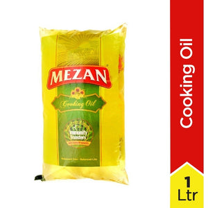 Mezan Cooking Oil Pouch 1 Litre (4718154874965)