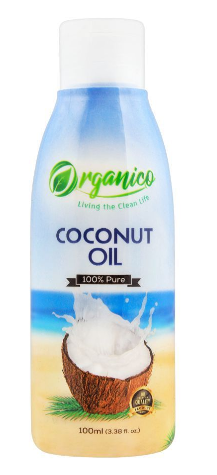 Organico Coconut Oil, 100ml, Bottle (4804268916821)