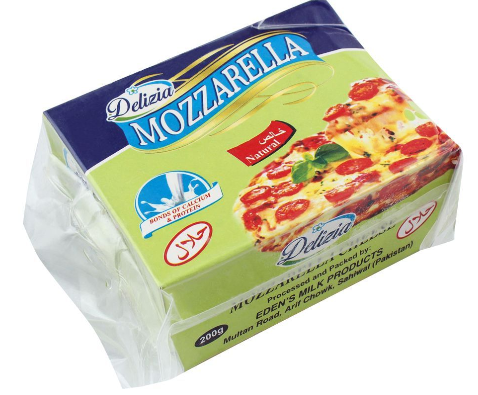 Delizia Mozzarella Cheese, Natural, 200g (4802435711061)