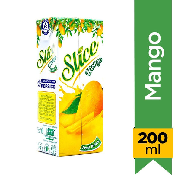 Slice Mango Fruit Drink 200ml (4614390808661)