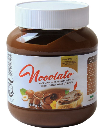 Golden Basket Nocolato Hazelnut Spread With Cocoa, 350g (4803542417493)